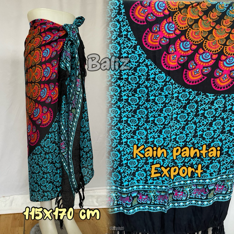 kain pantai motif mandala export - kain bali - kain pantai bali - sarung pantai bali - sarung bali