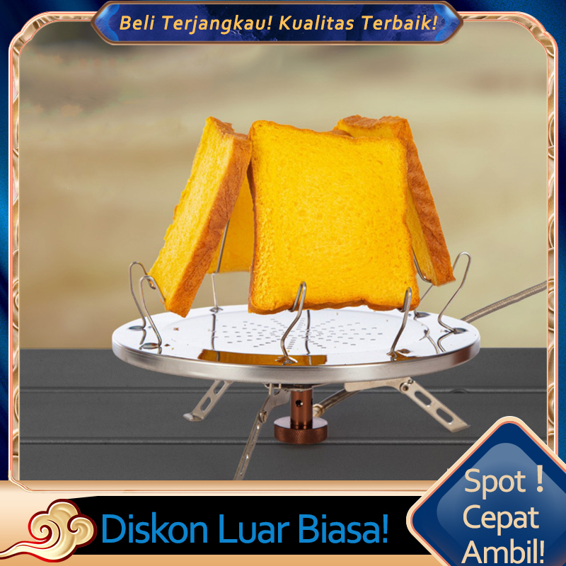 Panggangan Luar Ruangan Lipat Kompor Liar Kompor Mesin Roti Panggang Portabel Lipat Bakery Wild Camp