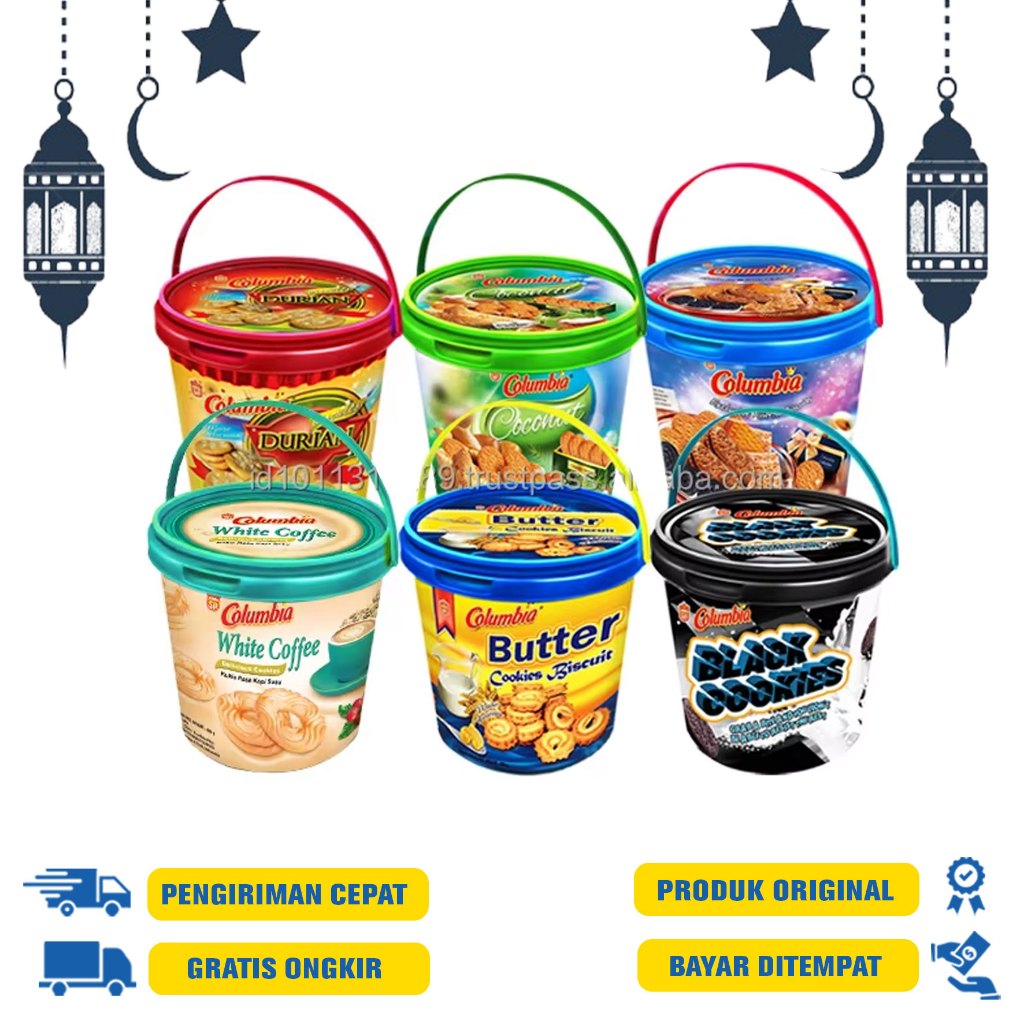 

Columbia Biskuit Exclusive 350 G.R - Assorted | Cookies CF - Kue Kering Biskuit Kue Lebaran