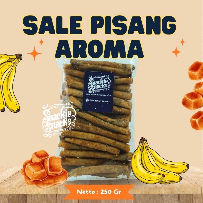 

[SNACKIESNACK] SALE PISANG AROMA 250 GR / MANIS ENAK HALAL