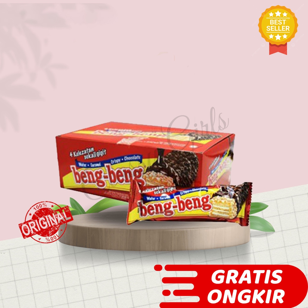 

BENG BENG EXTRA CHOCOLATE CARAMEL 25 GR isi 17 pcs