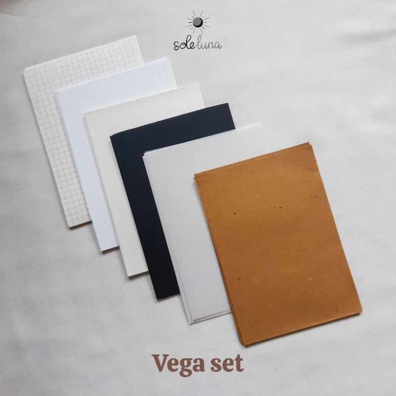 

JOURNALING KIT/SCRAPBOOK KIT - VEGA SET 30 PCS DAN 60 PCS