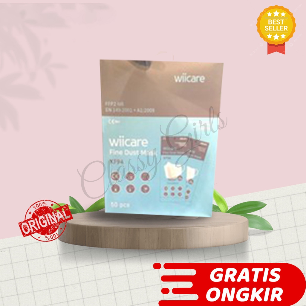 WIICARE MASKER KF 94 KOREA ISI 50 1 BOX KARTONAN
