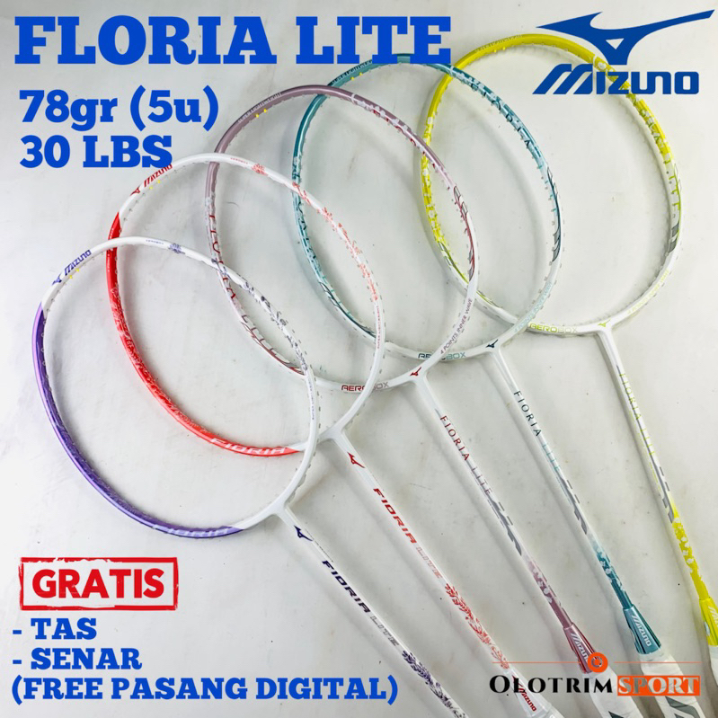 Raket Badminton Mizuno Floria Lite 78gr Original