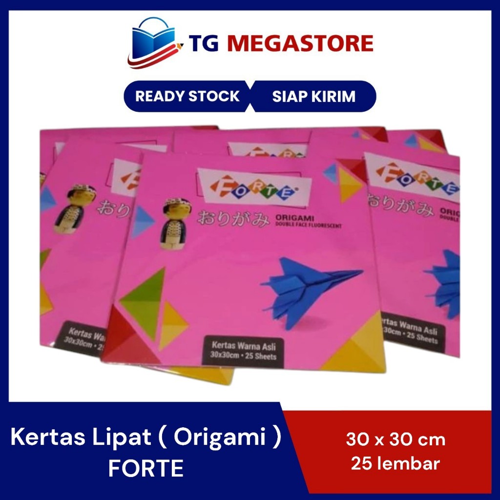 

Kertas Lipat ( Origami ) Forte 30 x 30 cm - 25 lbr