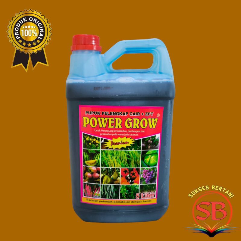 PUPUK PELENGKAP CAIR + ZPT POWER GROW - 5 LITER