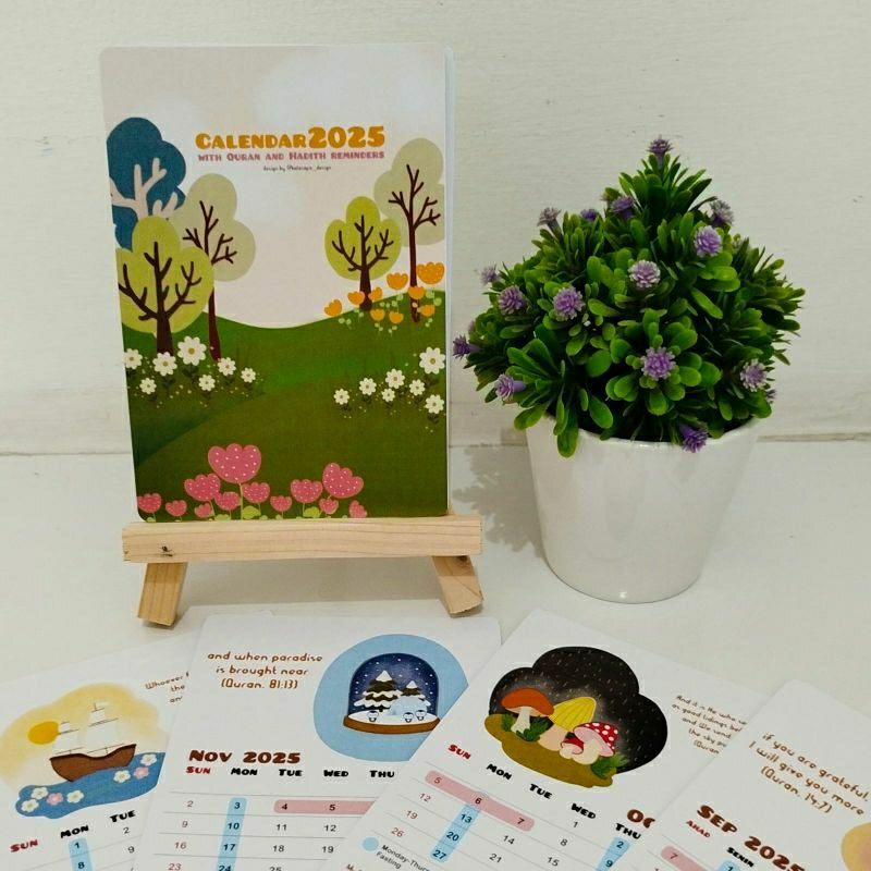 

Kalender 2025/Kalender Meja/Kalender Mini/Kalender Islam