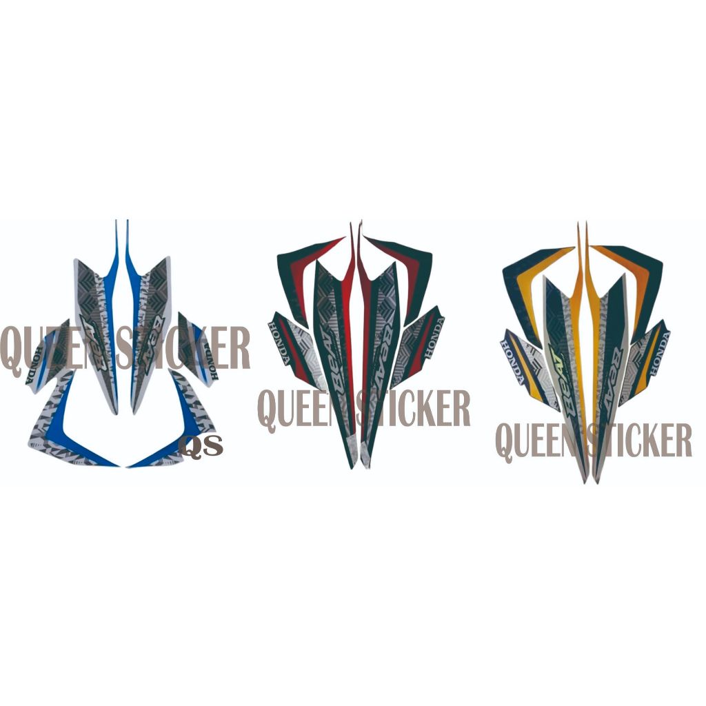 STICKER STRIPPING LIST BODY HONDA BEAT CBS ISS 2021