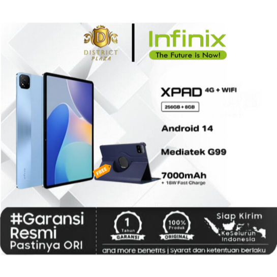 Infinix Tab XPAD Ram 8/256GB Bergaransi Resmi
