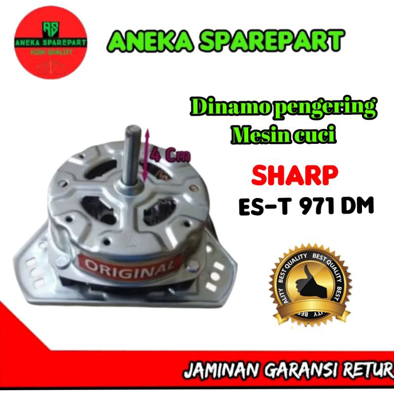 dinamo pengering mesin cuci SHARP ES-T 971 DM