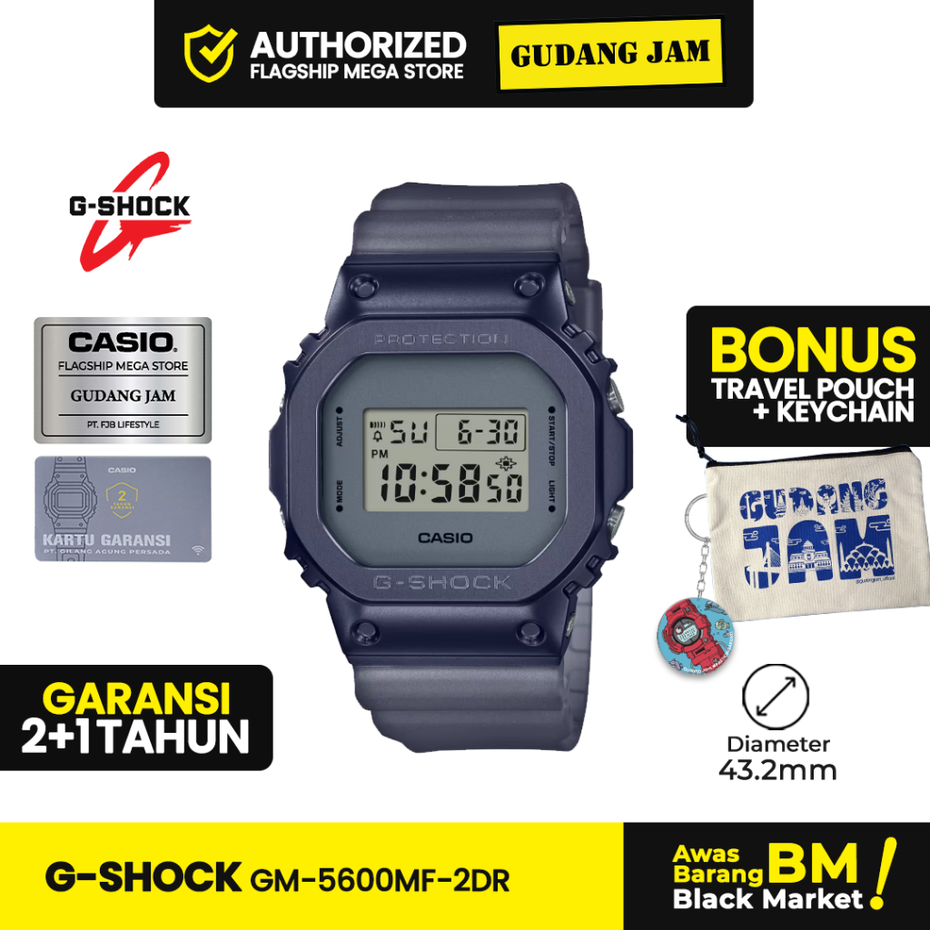 Jam Tangan G-Shock GM-5600MF-2DR GM-5600MF GM-5600 GM5600MF GM 5600MF