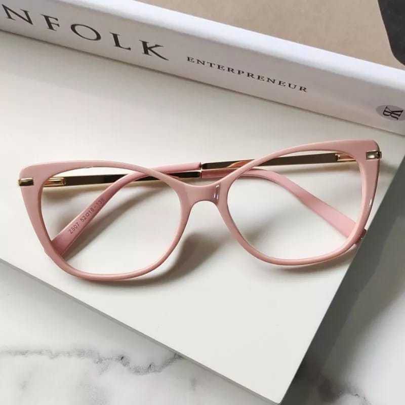 SETIAP BELANJA LENSA BLUECROMIC FREE KAOS KAKI Terbaru Kacamata Cat Eye Z507 UNISEX Lensa BLURAY/PTH