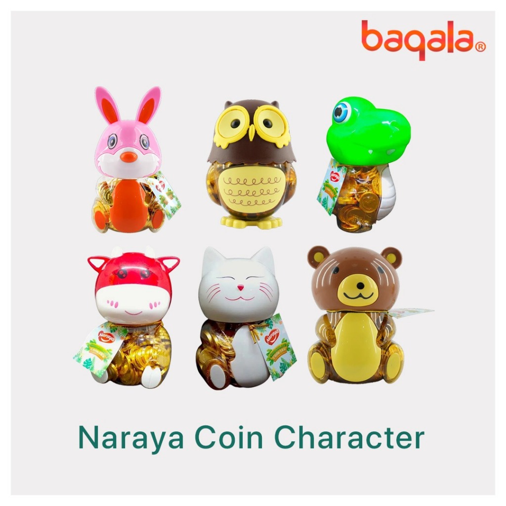 

Naraya Chocolate Coin Celengan Karakter 240gr