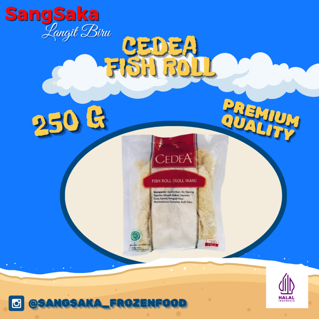 

CEDEA FISHROLL ISI 10 PCS BERAT 250 GRAM