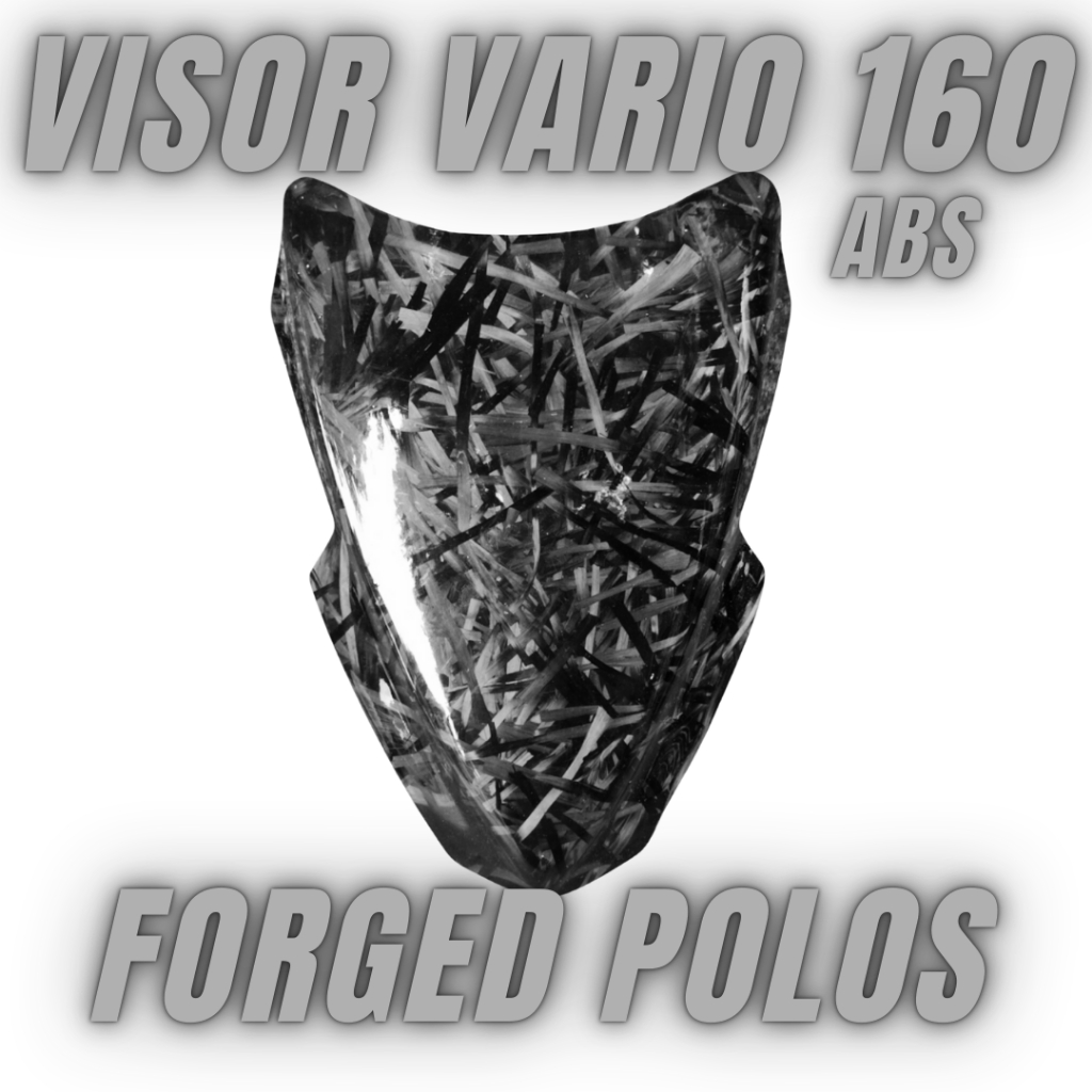 VISOR VARIO 160 ABS FORGED POLOS WINDSHIIELD VARIO 160 ABS VISOR CARBON VARIO 160 VISOR FORGED VARIO
