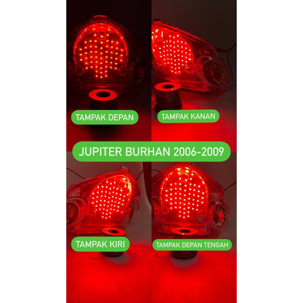Lampu Rem/Stoplamp Running  JUPITER Z 2006-2009 3rd Gen/ JUPE BURHAN lampu variasi rem belakang