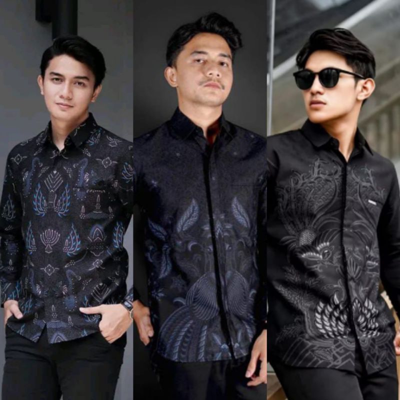 Kemeja batik lengan panjang, kemeja batik lengan panjang dewasa, kemeja batik lengan panjang cowok, 