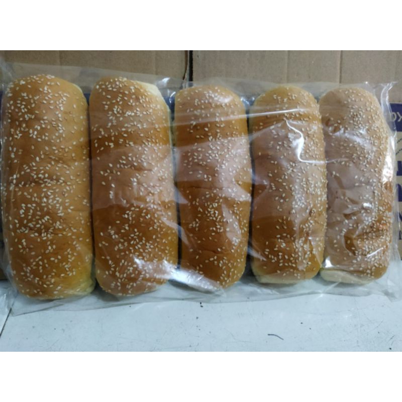 

roti hotdog uk 22 cm original isi 5