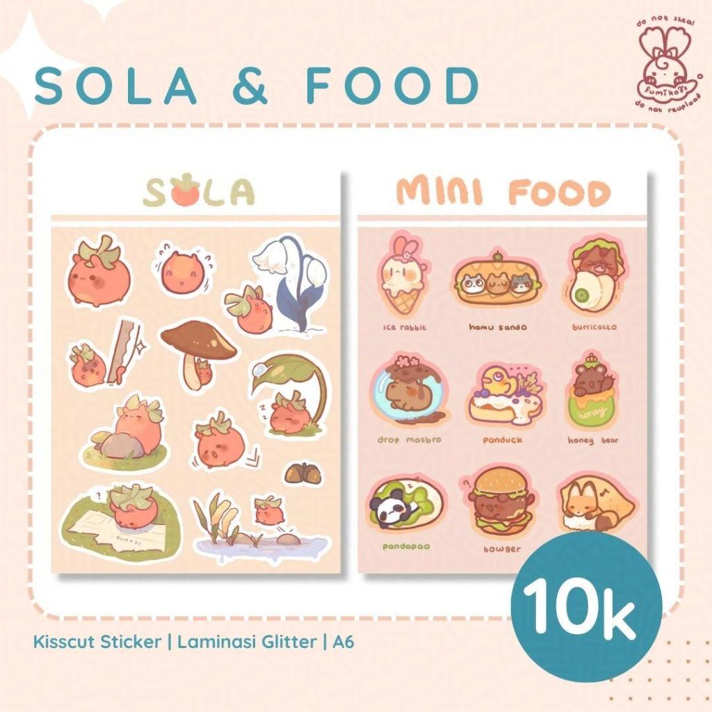 

Sola & Mini Food Deco Kisscut Sticker
