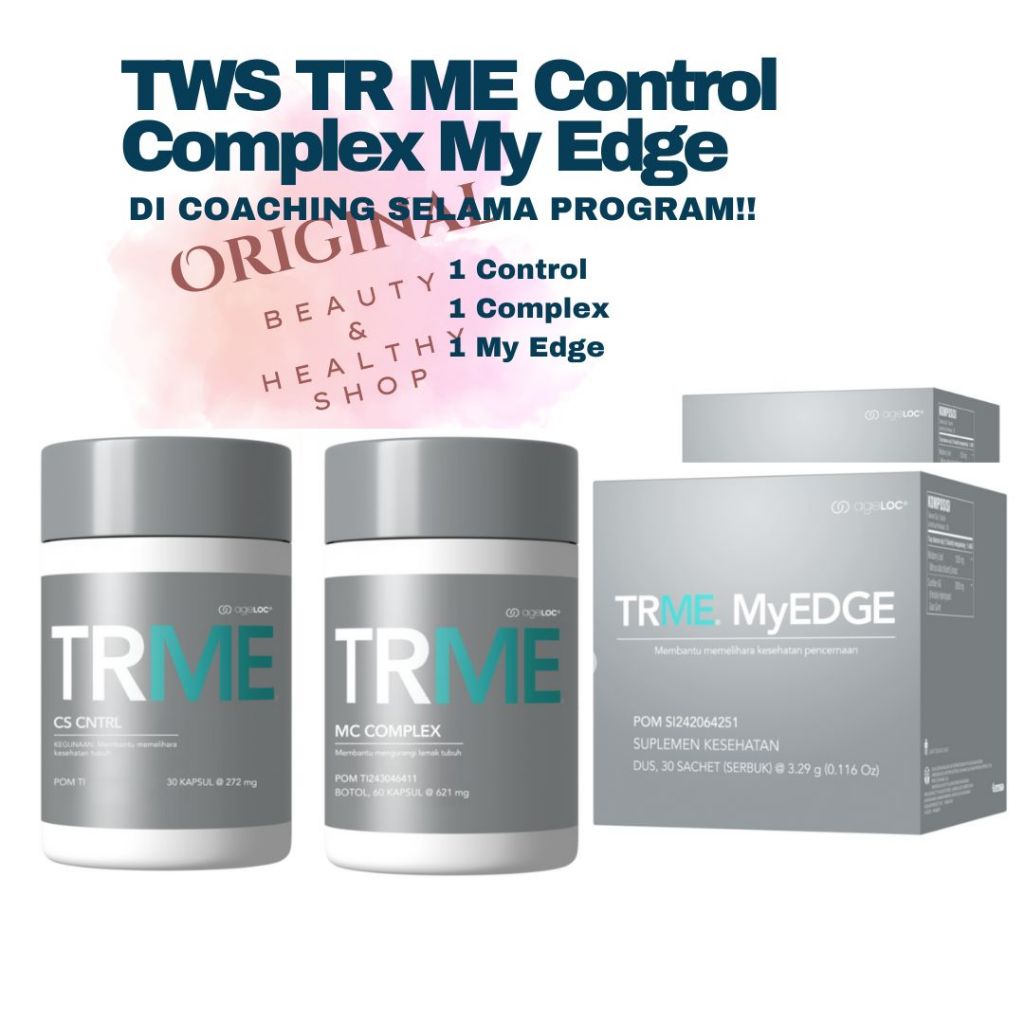 TWS TRME TR ME Program Diet Turun Berat Badan Control Complex My Edge Menahan Nafsu Makan Fat Loss P