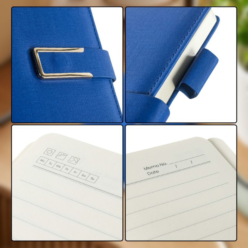 

[Whispers] Buku Jurnal Leather NoteBook Diary A5 80Gsm 200 Lembar