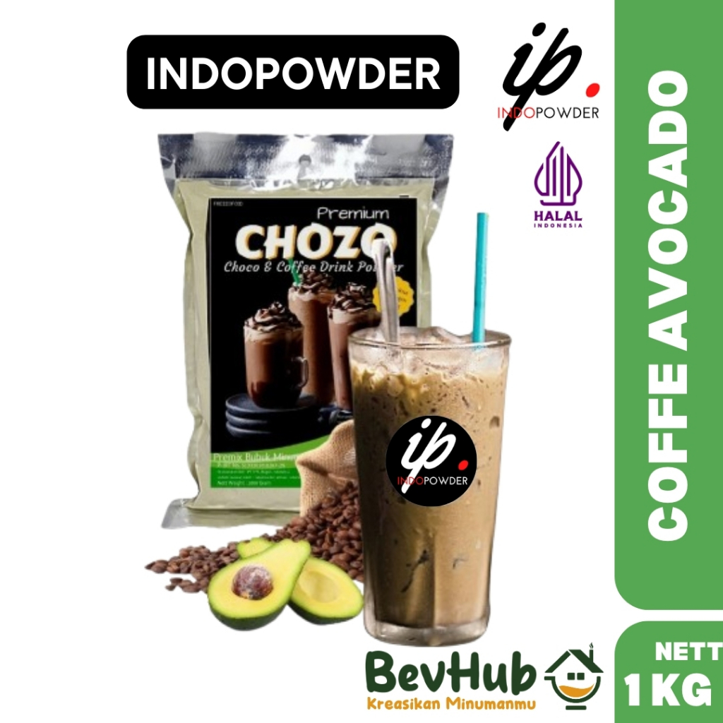 

BEVHUB | Bubuk Minuman COFFEE AVOCADO 1Kg - COFFEE AVOCADO Powder 1Kg | Indopowder Booster