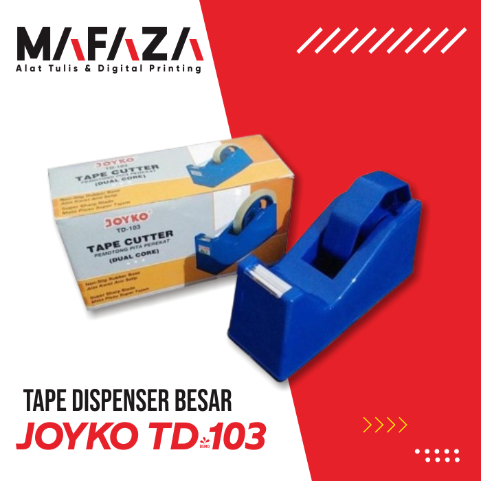 [1 Pcs] Tape Dispenser Besar Joyko TD-103 / Tape Cutter / Tempat Lakban Isolasi Besar Joyko TD-103
