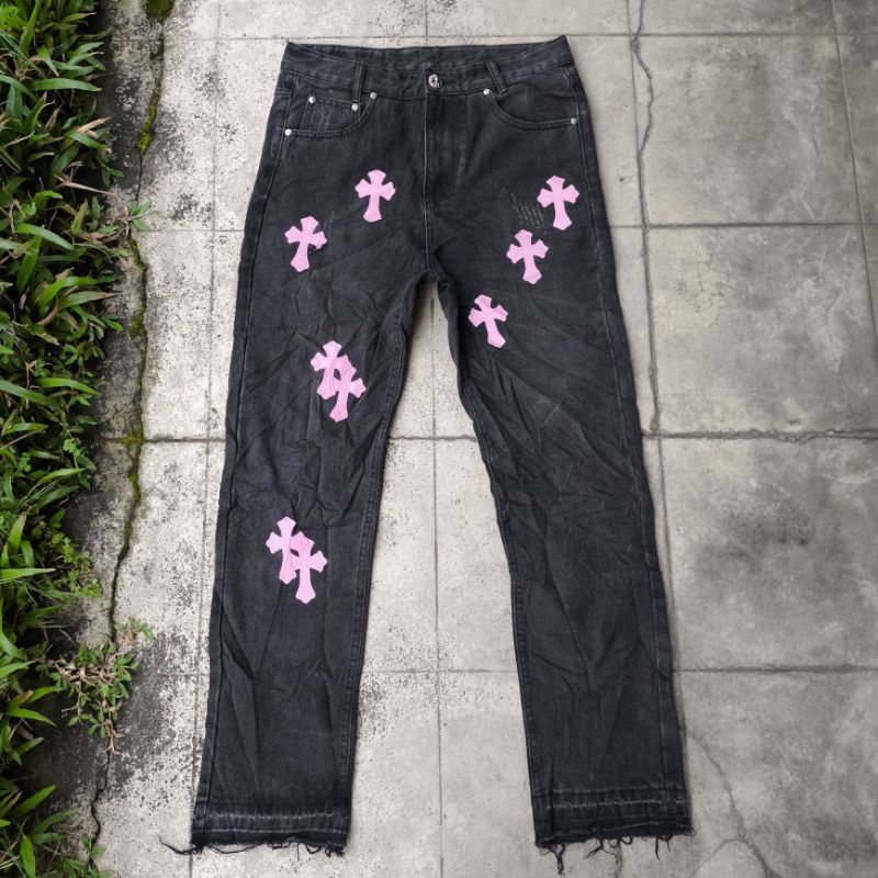 Jeans Chrome Hearts X L3v15 Size : 32