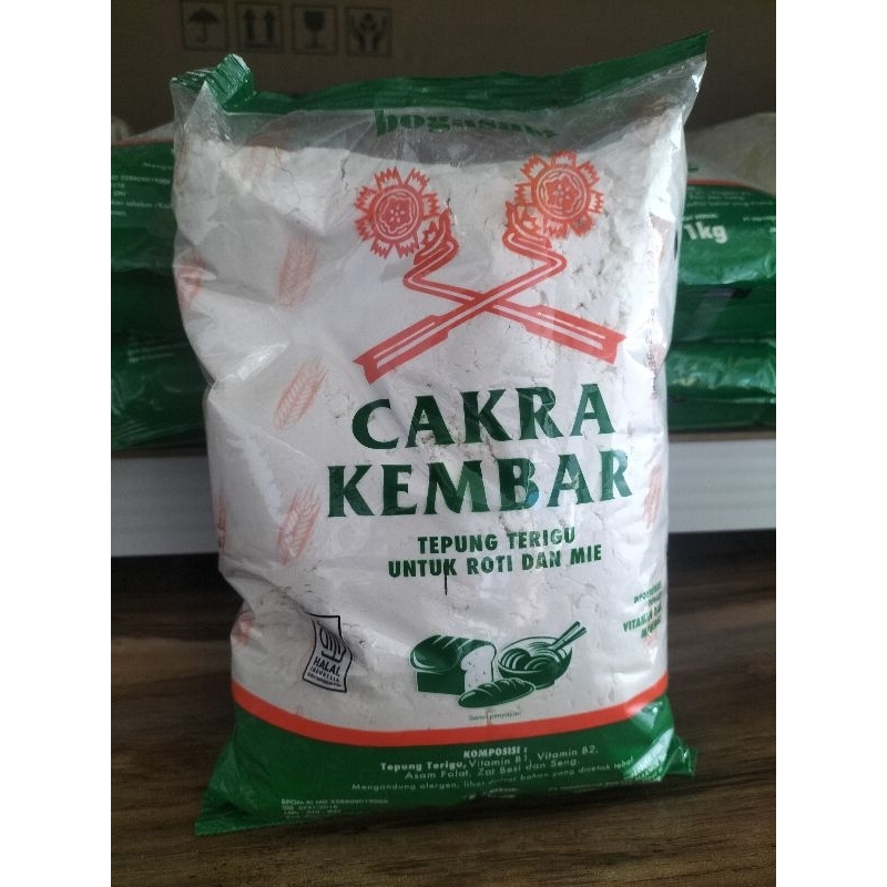 

tepung terigu Cakra kembar 1kg