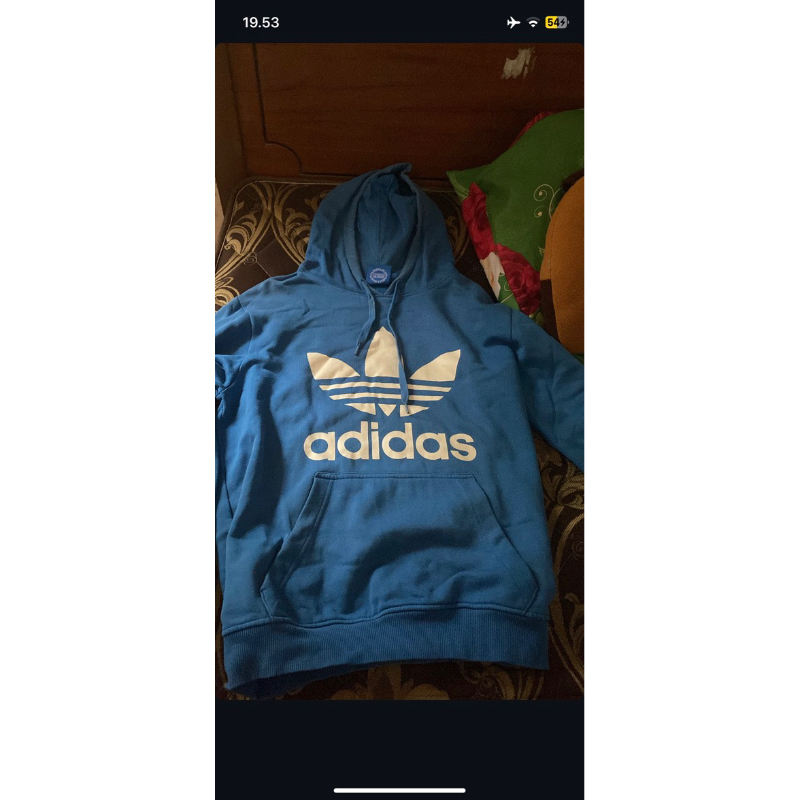 Adidas Hoodie Biru