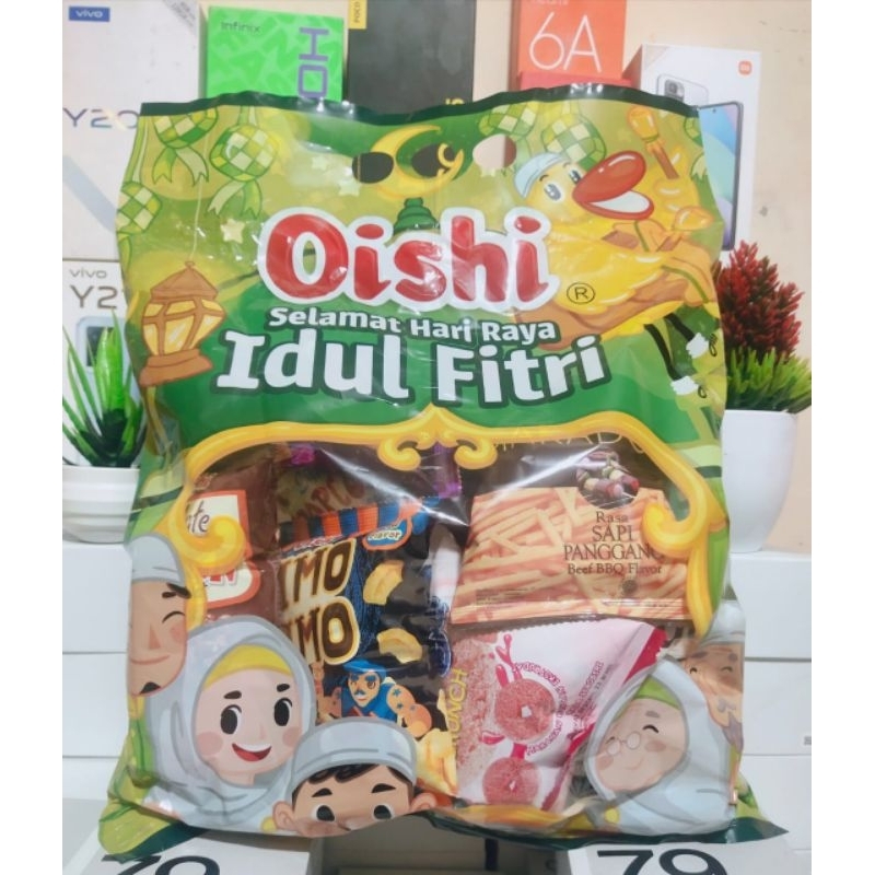 

Snack paket Oishi Selamat Hari Raya Idul Fitri