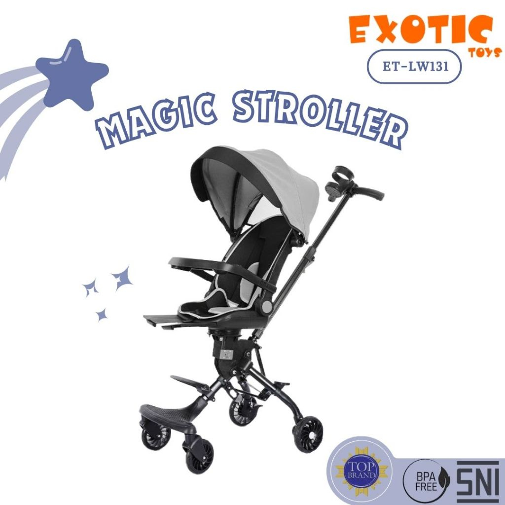 Spacebaby Magic Stroller Kereda Dorong Anak Exotic Toys ET LW131