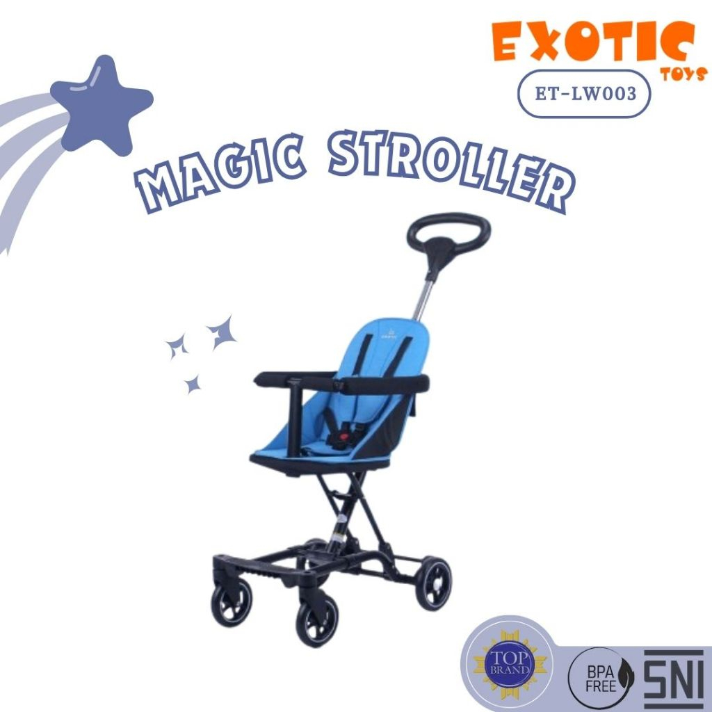 Spacebaby Magic Stroller Kereta Dorong Anak Exotic Toys ET LW003
