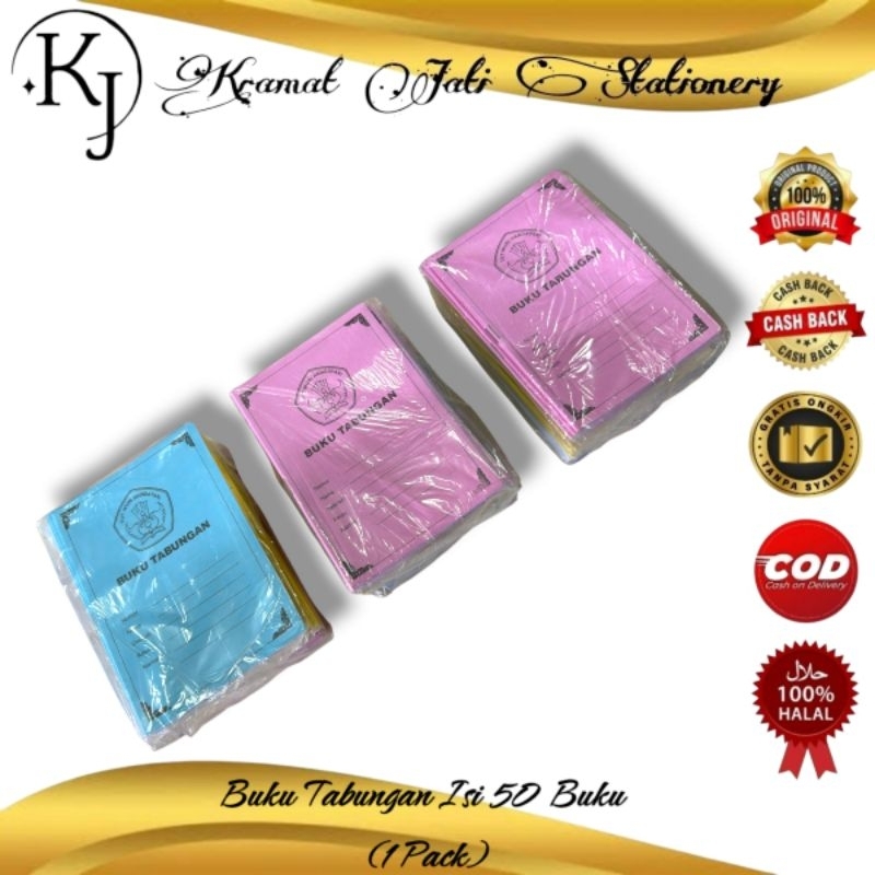

Buku Tabungan Sekolah Isi 50 Buku (1 Pack)