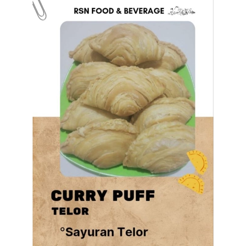 

PAKET 5 Frozen curry puf telor