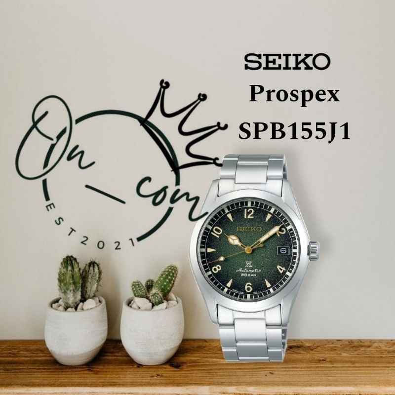 Jam tangan S3IKO prospek Spb155j1/spb155 alpinist Green dial silper stainlis steel-jam tangan pria