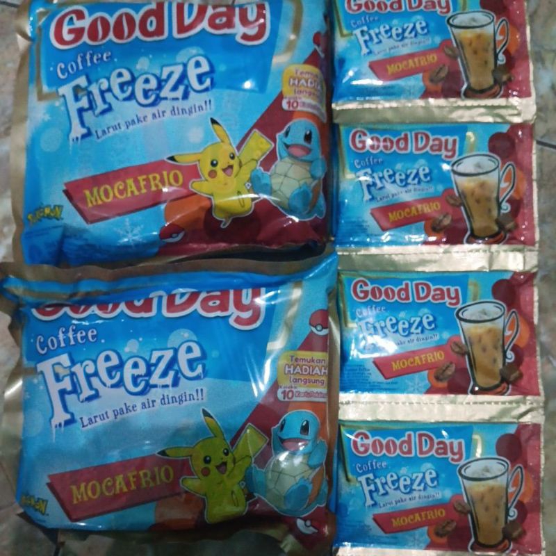 

GoodDay Freeze Mocafrio renteng isi 10 sachet