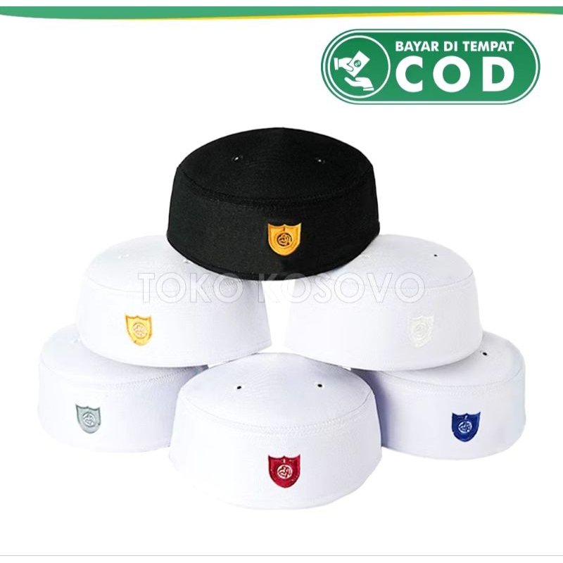 PECI MALAYSIA HAJI PRIA KOPIAH MALAYSIA PUTIH HITAM DEWASA ANAK LAKI KOPYAH MALAYSIA ORI ASLI BULAT