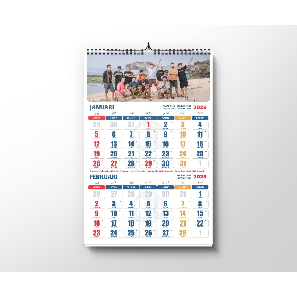 

Kalender Dinding Custom
