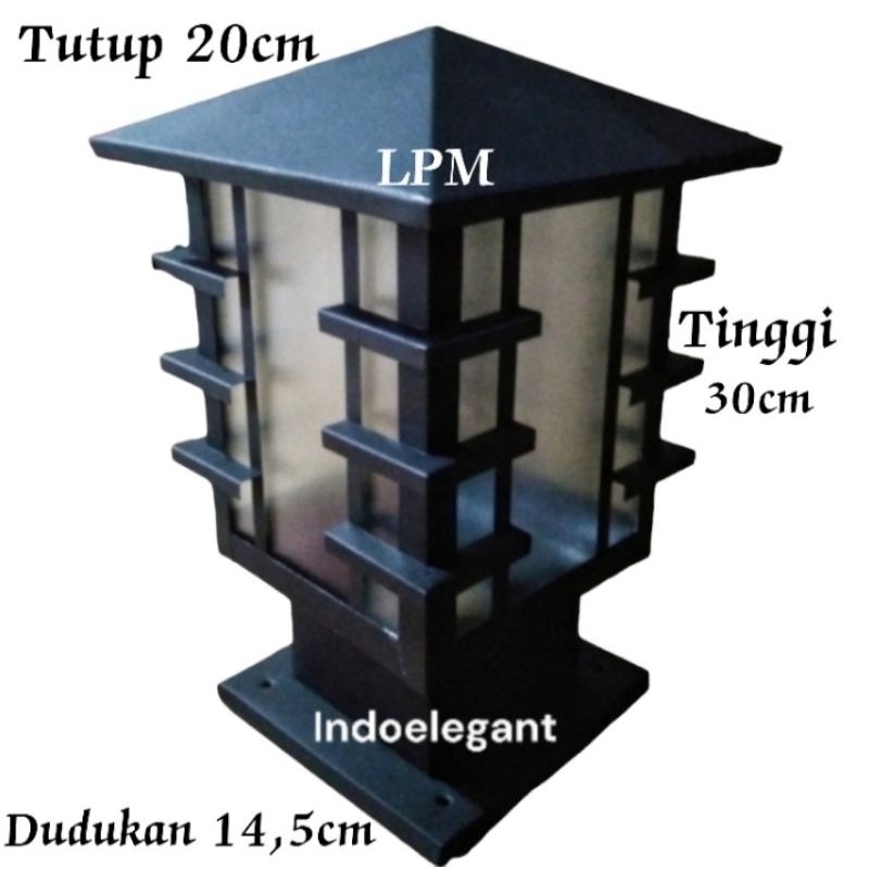 Lampu pagar minimalis, lampu hiasan pagar teras, lamou taman