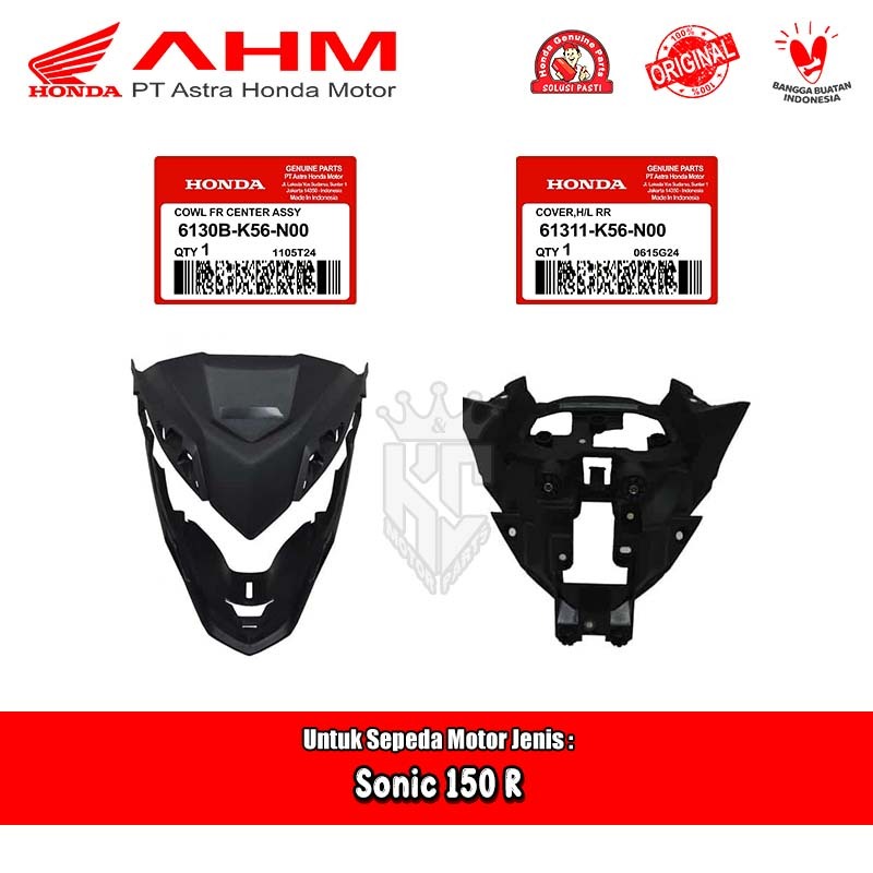 Batok Depan Belakang Honda Sonic 150 R Original AHM 6130B-K56-N00 61311-K56-N00