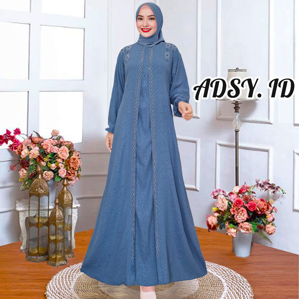 Ganis Ukuran M L Xl Xxl Bsju Muslimah Syarii Gamus Cewek Dewasa Bju Gamis Remaja Gamia Ibu Ibu Terba