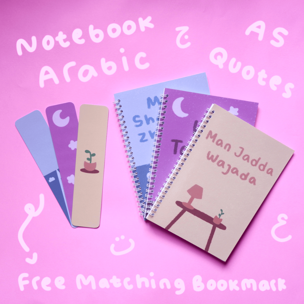 

Notebook/Jurnal/Buku Tulis A5 Arabic Quotes