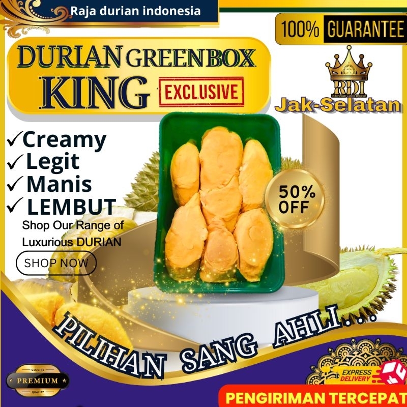 

RDI cab. Jak-Selatan Durian Kupas Medan Gren Box PREMIUM by RDI
