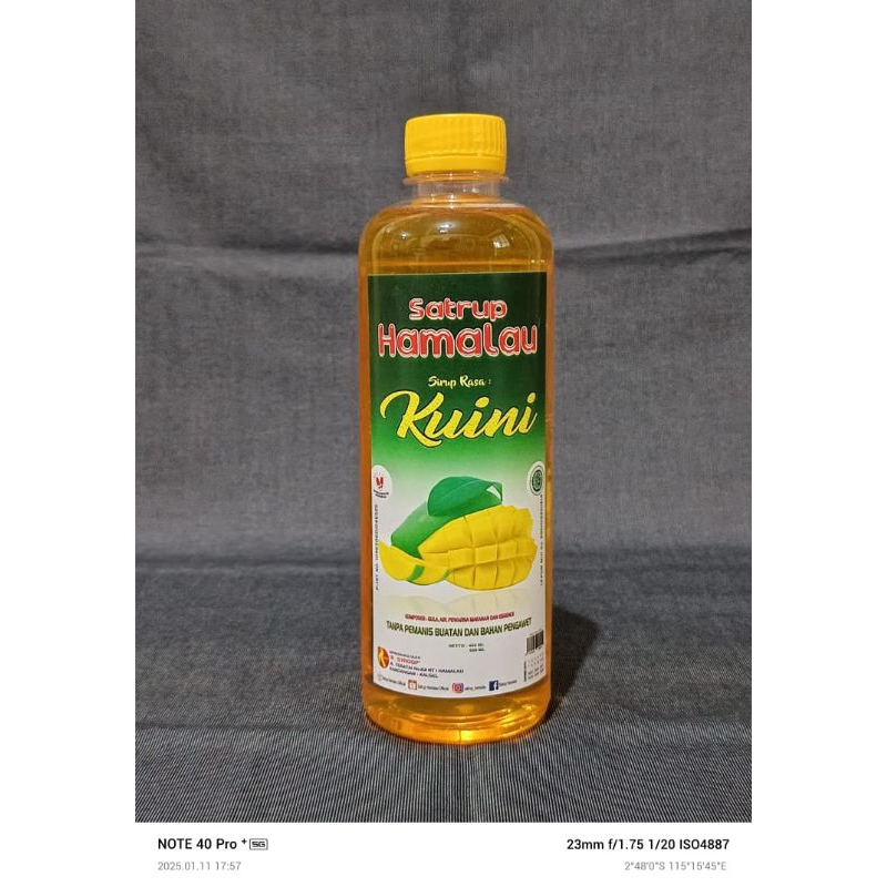 

Satrup Hamalau - Sirup Rasa Kuini, Mangga Kweni