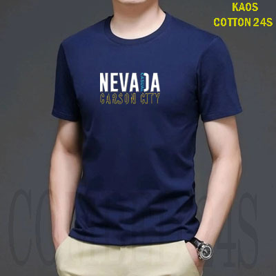Nevada Kaos Pria Lengan Pendek Combed 24s