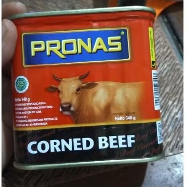 

corned beef 340g/kornet sapi pronas