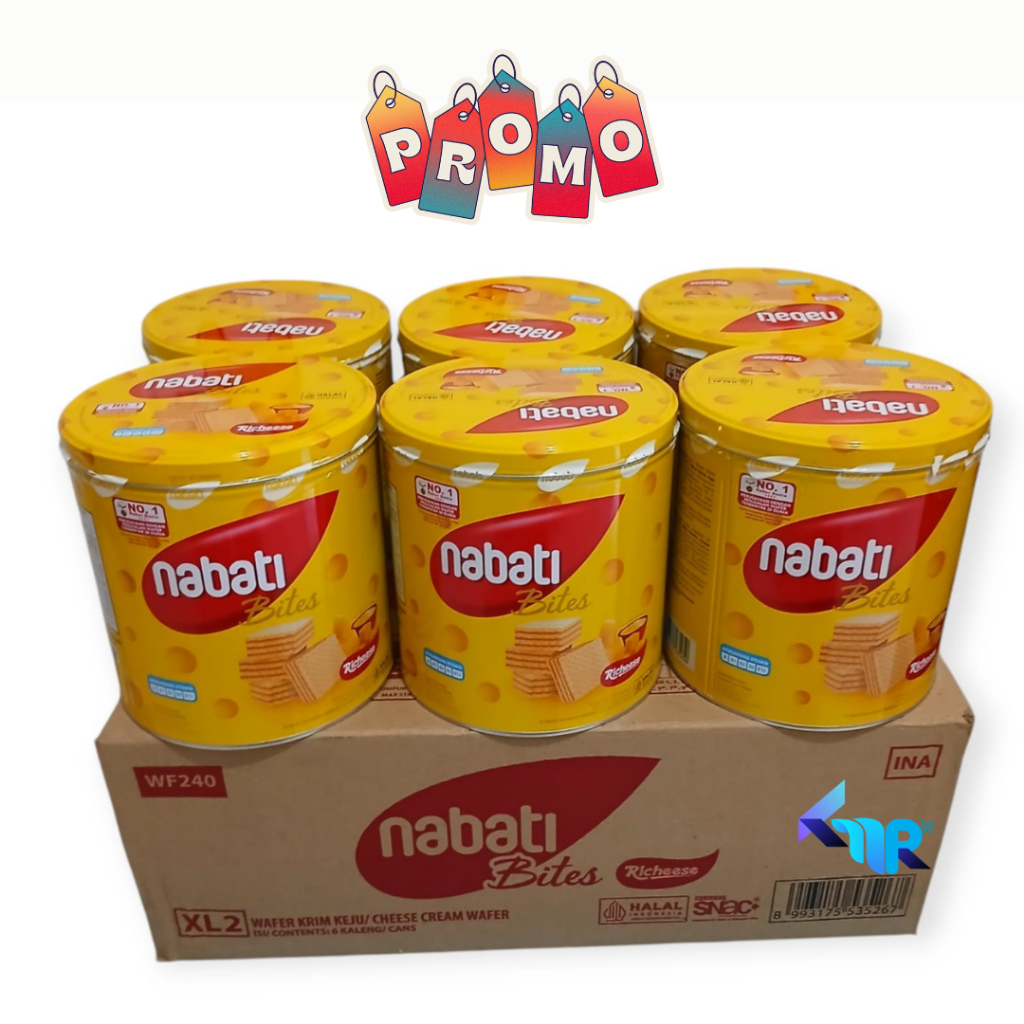 

Wafer Nabati Richeese 1 Dus isi 6 Kaleng @240gr