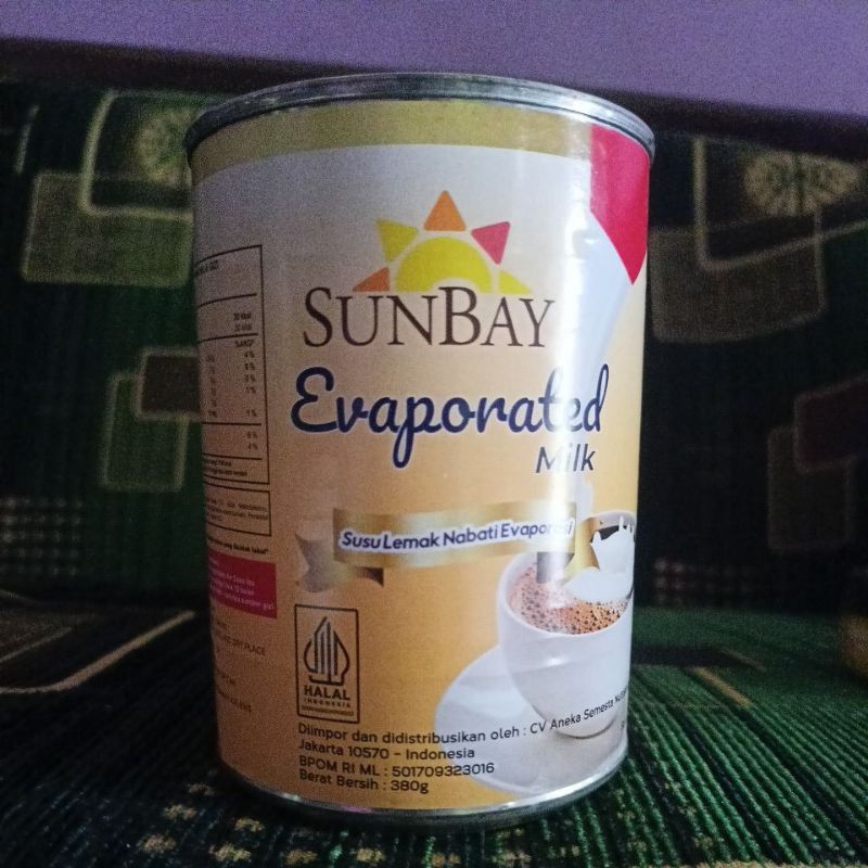 

Sunbay Evaporated Milk Susu Lemak Nabati