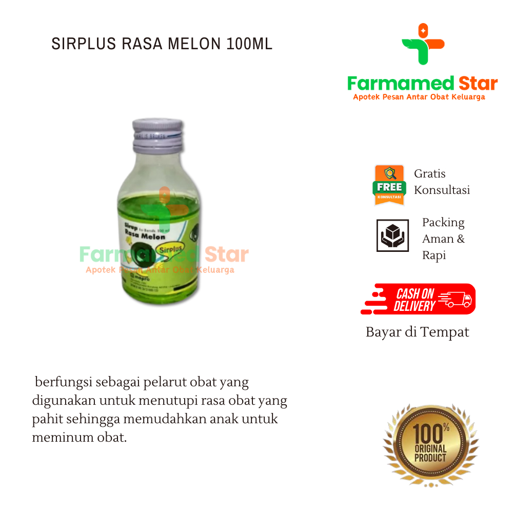 

SIRPLUS RASA MELON 100ML